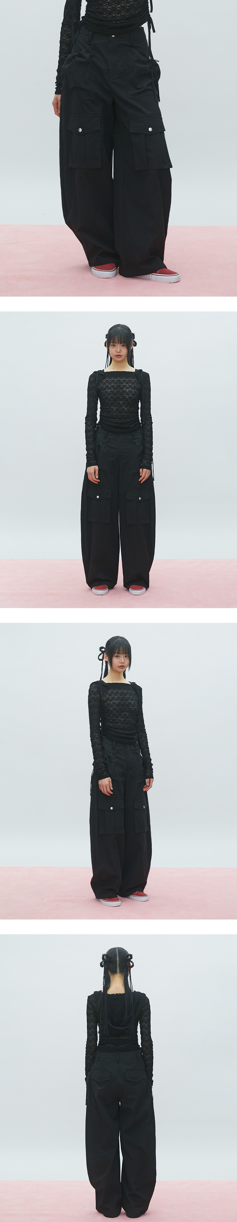 MUSINSA | LALAFOX THIN CARGO POCKET PANTS Pocket Cargo Pants