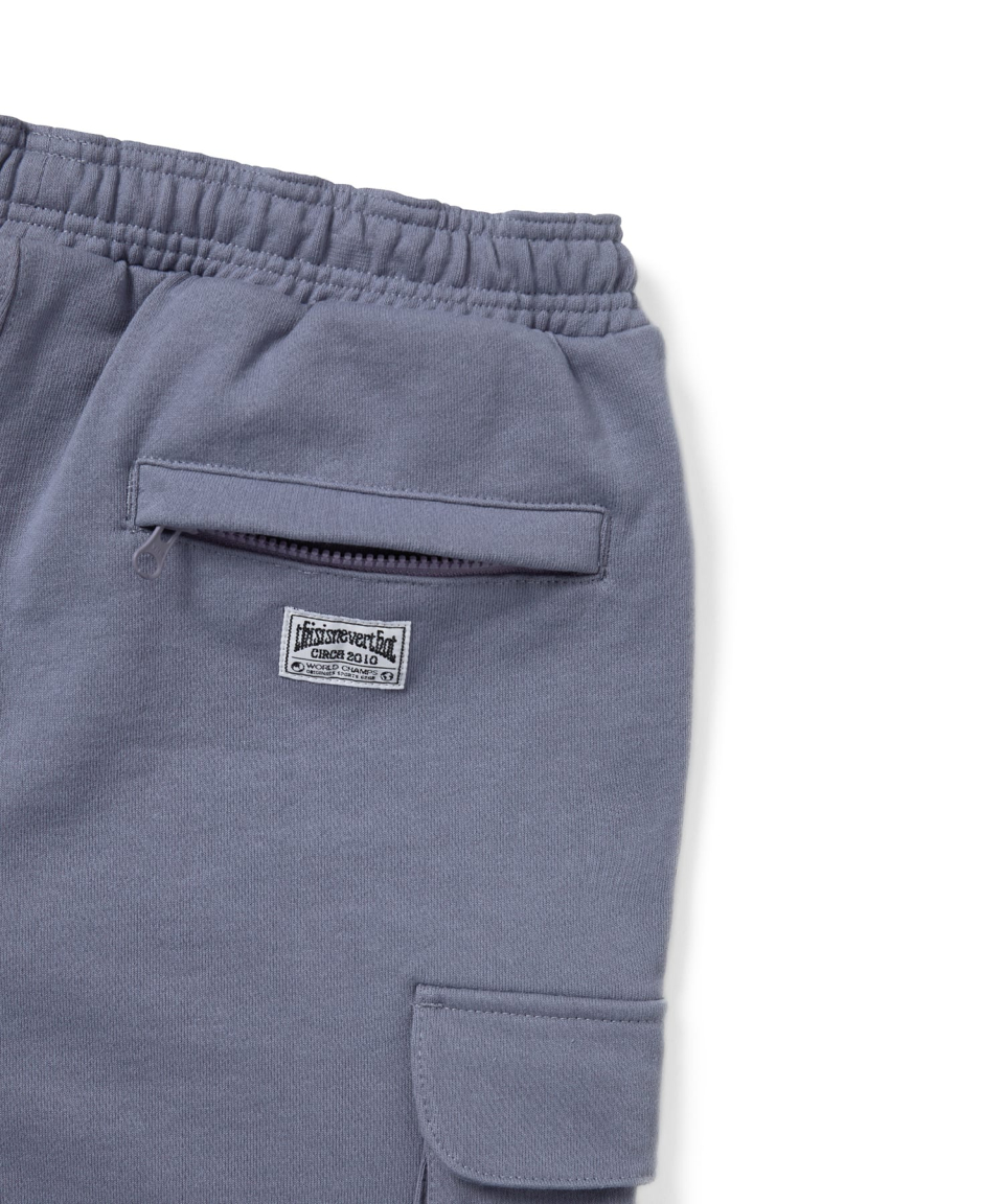 【THISISNEVERTHAT】Cargo Sweatshort Purple Grey Cargo Sweatshort - thisisneverthat®