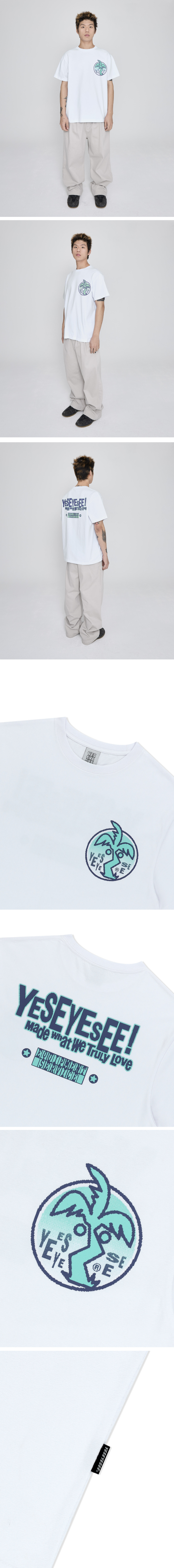 ★2025SS新作★YESEYESEE★Y.E.S Palm Tree Tee MUSINSA | YESEYESEE Y.E.S Palm Tree Tee White