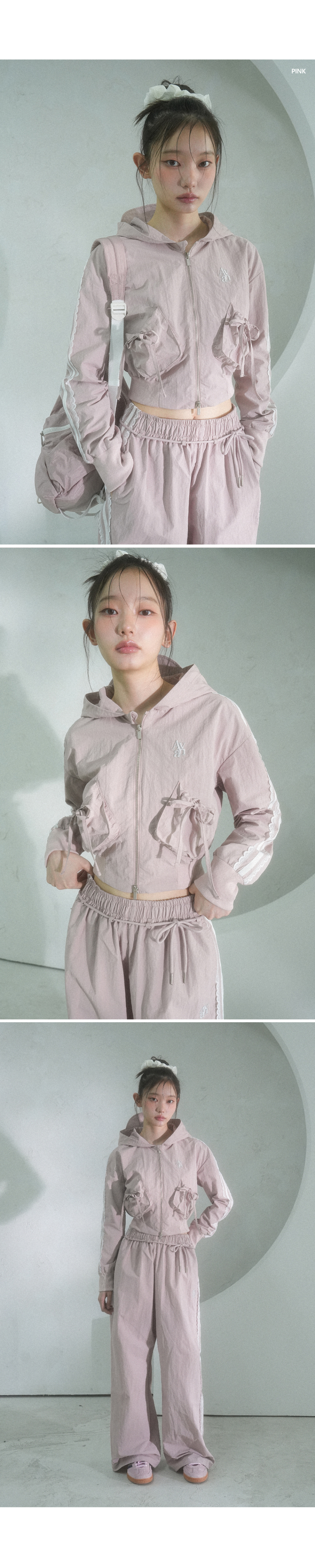 AVANDRESS) Race Line Wind Jumper - 4COL
