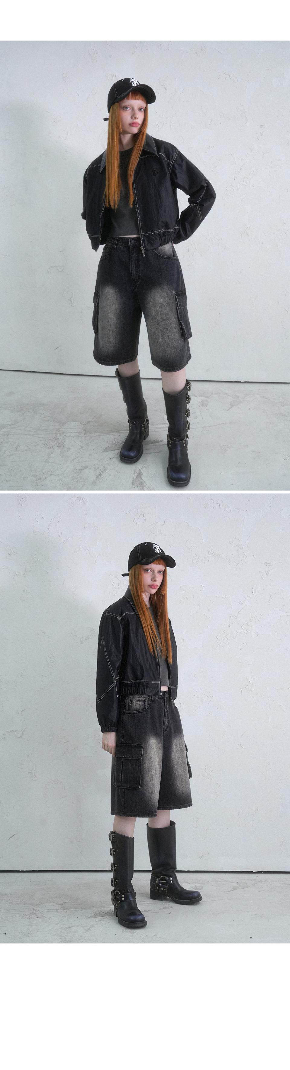 MUSINSA | AVANDRESS Cool Stitch Glossy Jumper BLACK