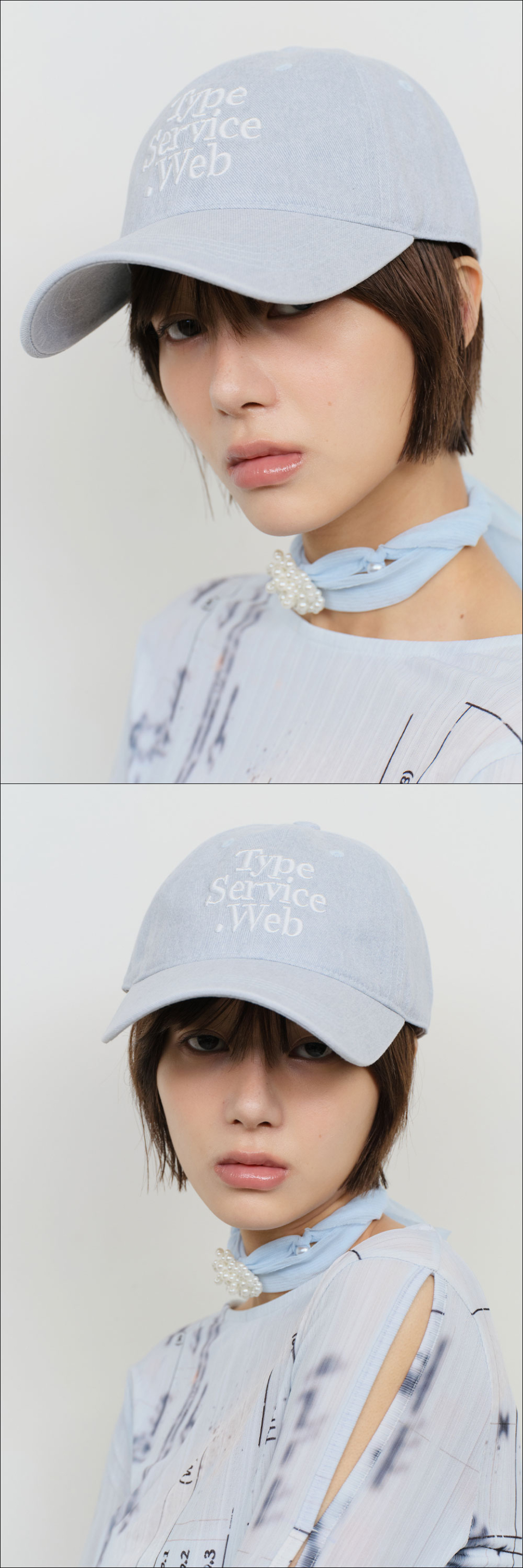 キャップ TYPESERVICE Typeservice Web Cap Sky Blue MUSINSA公式 | TYPESERVICE Typeservice Web Cap [Sky Blue]