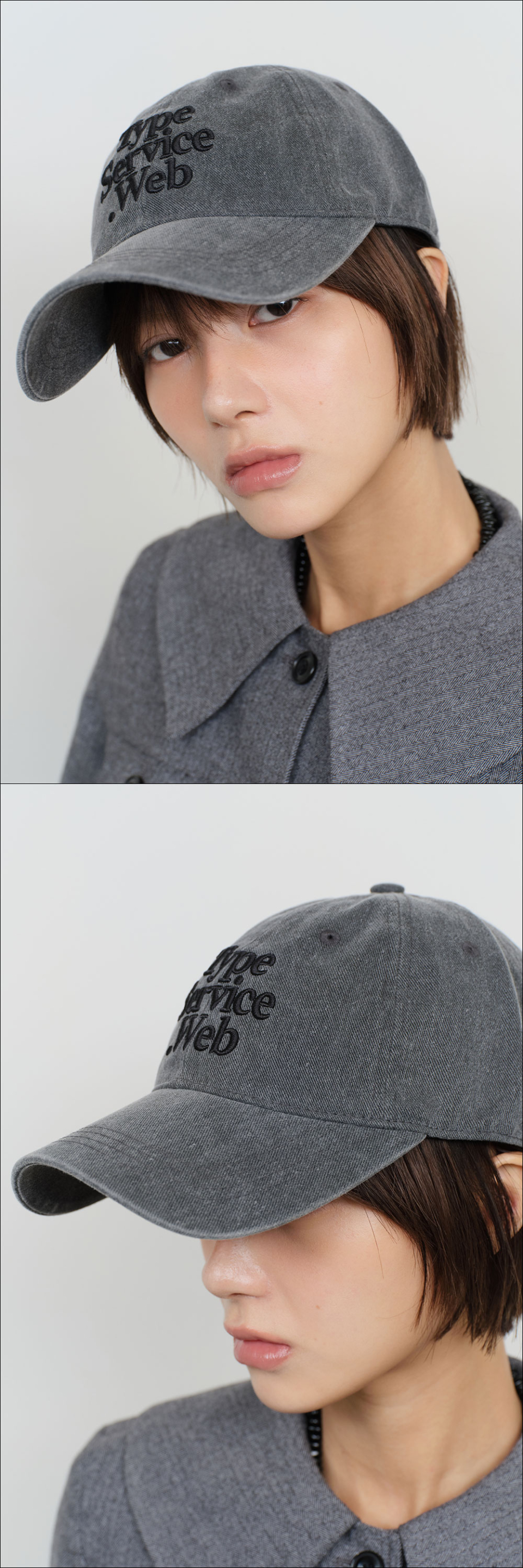 キャップ TYPESERVICE Typeservice Web Cap Stone Gray TypeService] Typeservice Web Cap (23 Color) *Korea Blogger