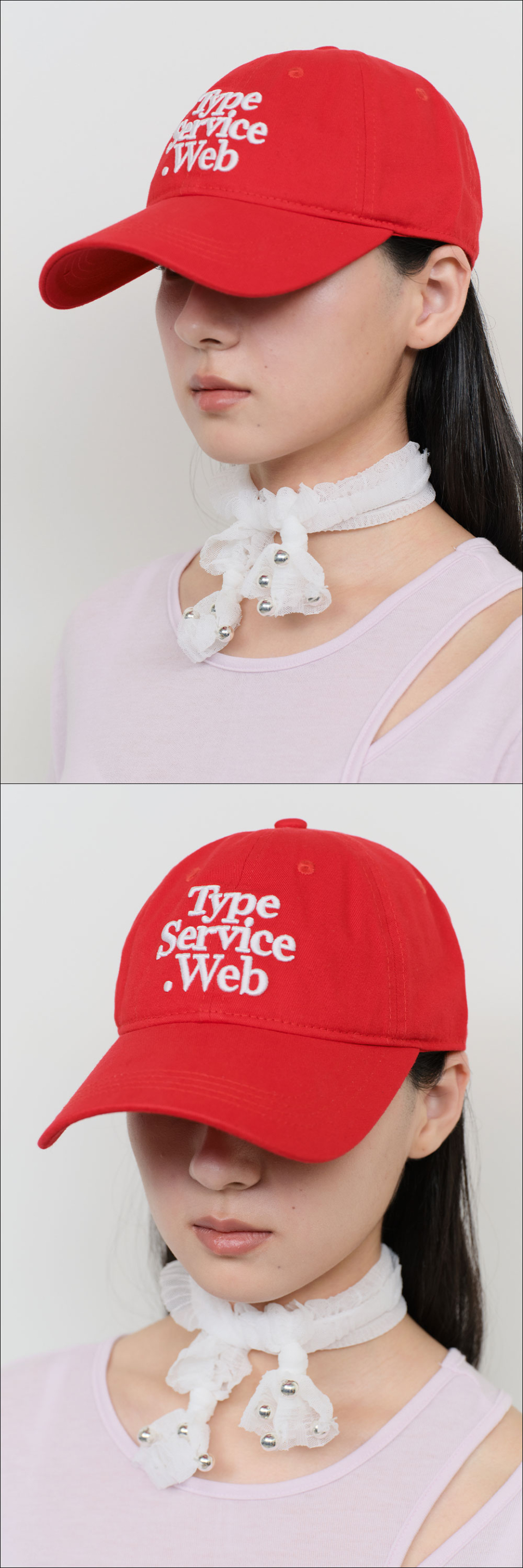 MUSINSA | TYPESERVICE Typeservice Web Cap [Red]
