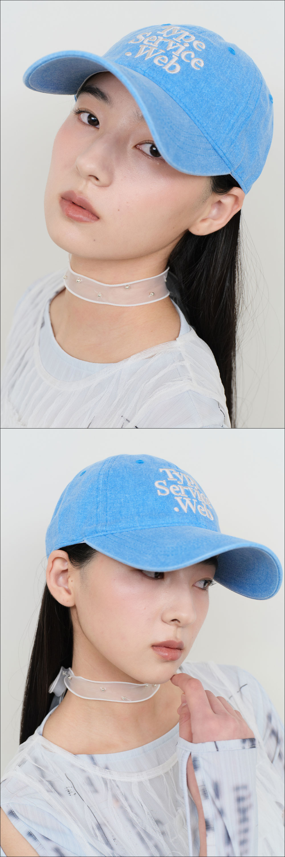 ☆typeservice☆ Typeservice Web Cap Azure Blue MUSINSA | TYPESERVICE Typeservice Web Cap [Azure Blue]