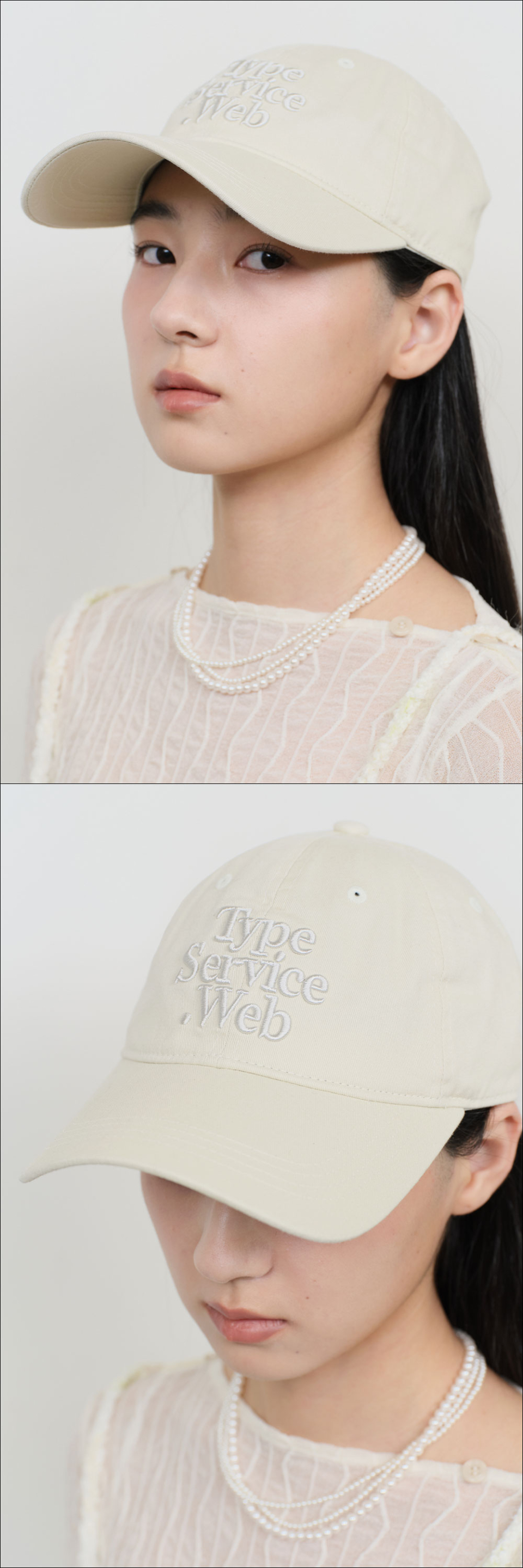 ●typeservice● Typeservice Web Cap Cream COTA01CRF MUSINSA | TYPESERVICE Typeservice Web Cap [Beige Gray]