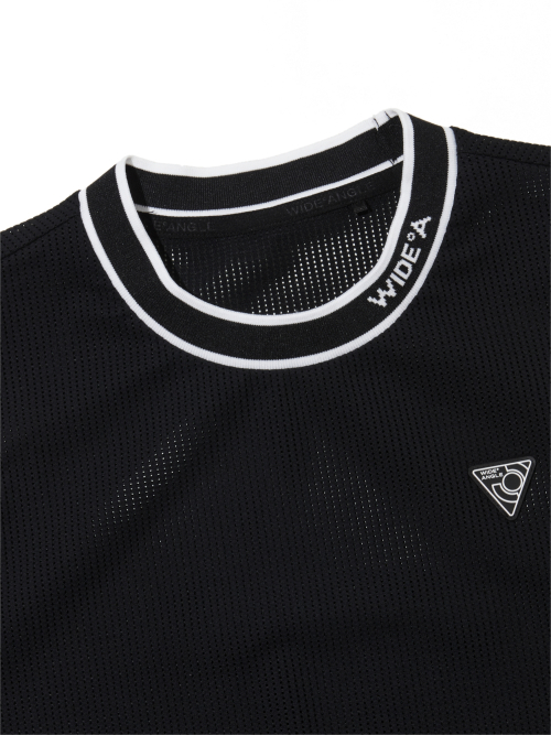 Сетчатый жилет TO Mesh Woven Mix L_Black