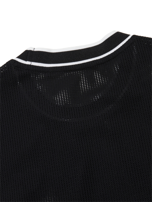 Сетчатый жилет TO Mesh Woven Mix L_Black