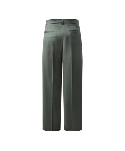 Men Pintuck slacks Khaki