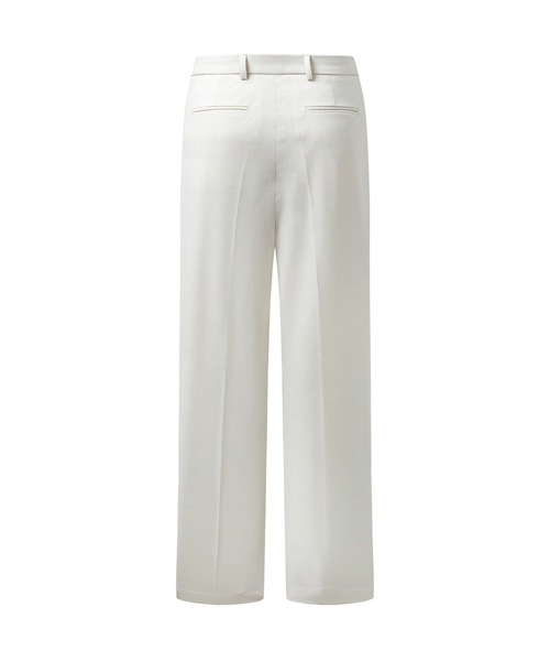 Men High waist slacks Ivory