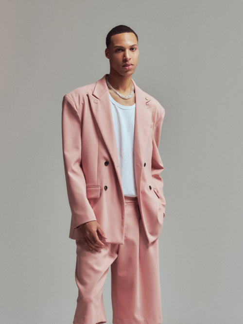 Men Double jacket P Pink