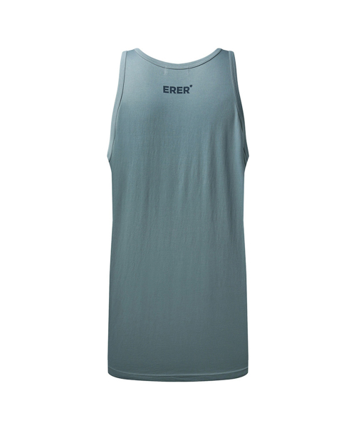 Men Basic tank top Sky blue