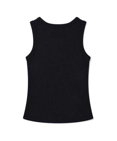 Женская майка без рукавов с контрастной отделкой Dark Navy