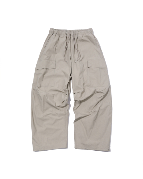 Плотные широкие брюки карго C/N Beige