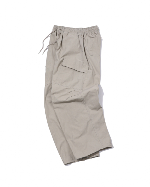 Плотные широкие брюки карго C/N Beige