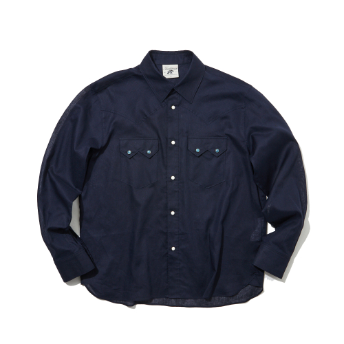 [TRAILWEAR] Льняная рубашка Sawtooth Western Dark Navy_FR2WR82U