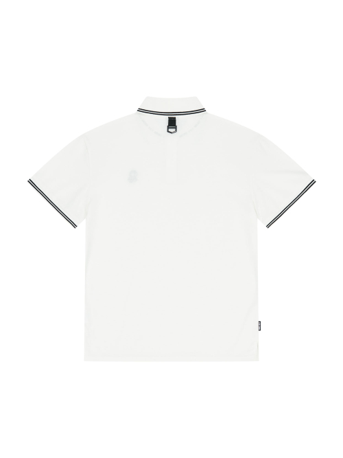 Поло-футболка Nik Stripe Point Essential White