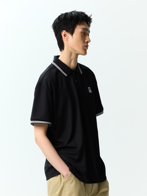 Поло Nick Stripe Point Essential (Black)