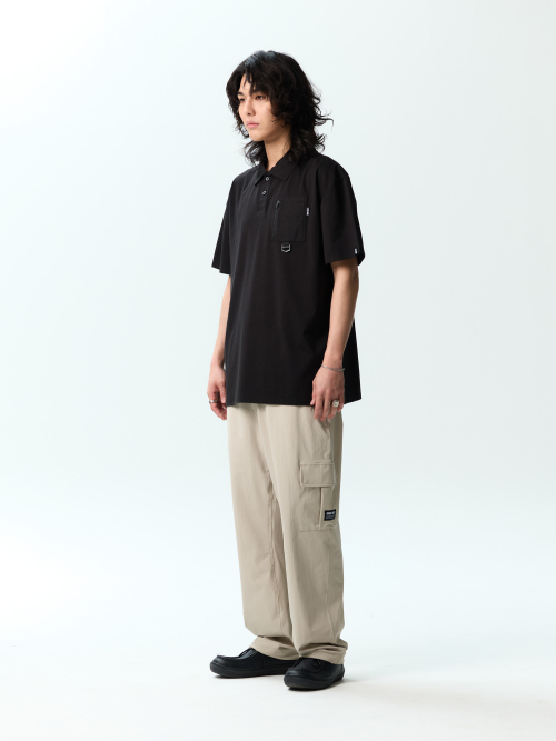 Поло с тактическими карманами (Black)