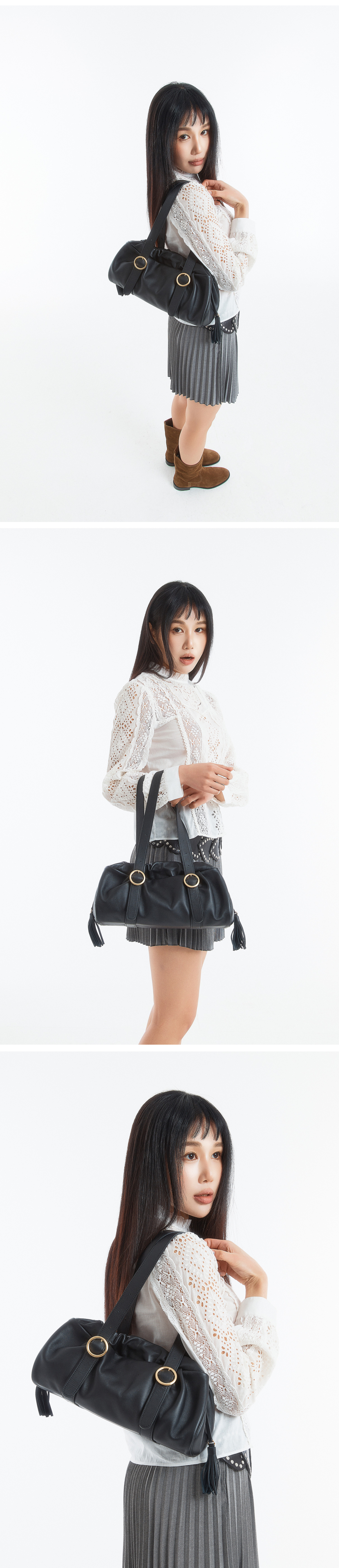 【PORTERNA】Dez shirring shoulder bag PORTERNA】Dez shirring shoulder bag (PORTERNA/ショルダー