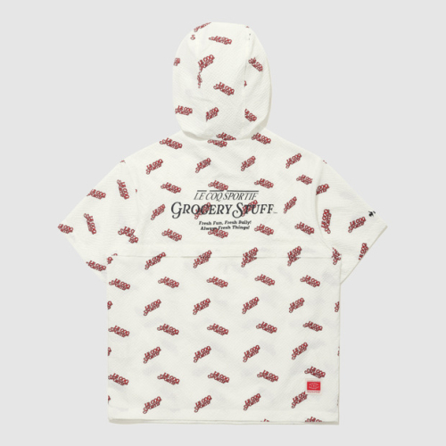 Анорак-худи Le Coq Sportif X Grocery Stuff Cream (QQ223LJK45)