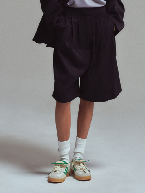 Half slacks Black