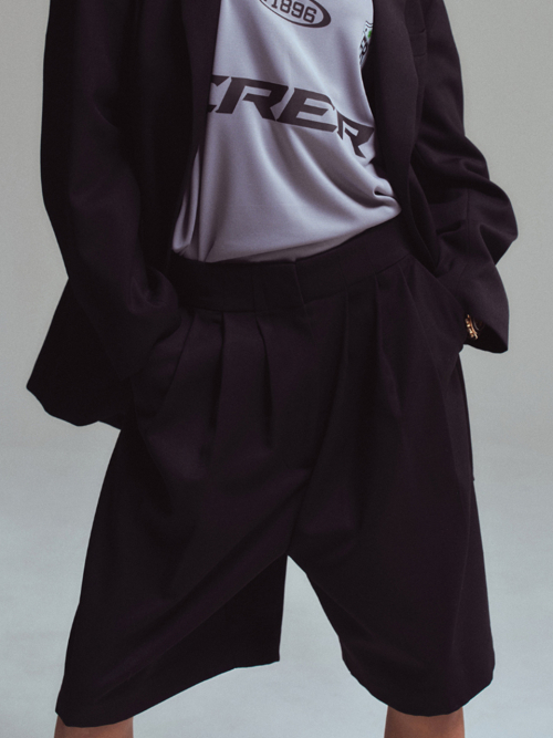 Half slacks Black