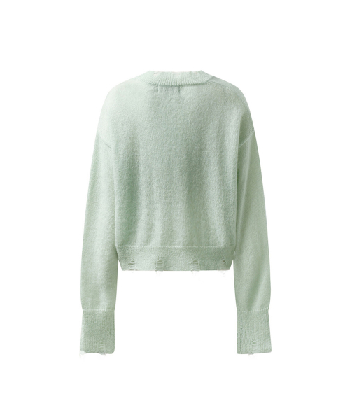 Grinder Cropped cardigan Mint