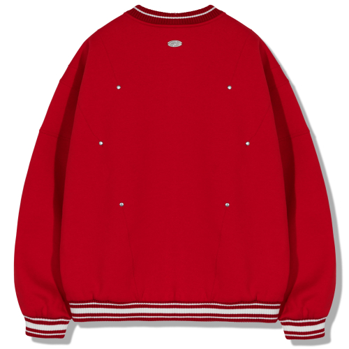 Бейсбольная куртка с заклепками Line - Red