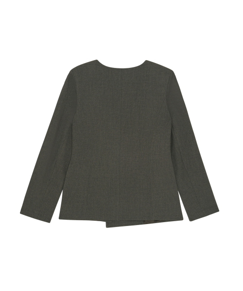 Костюмный блейзер-жакет - Charcoal Khaki