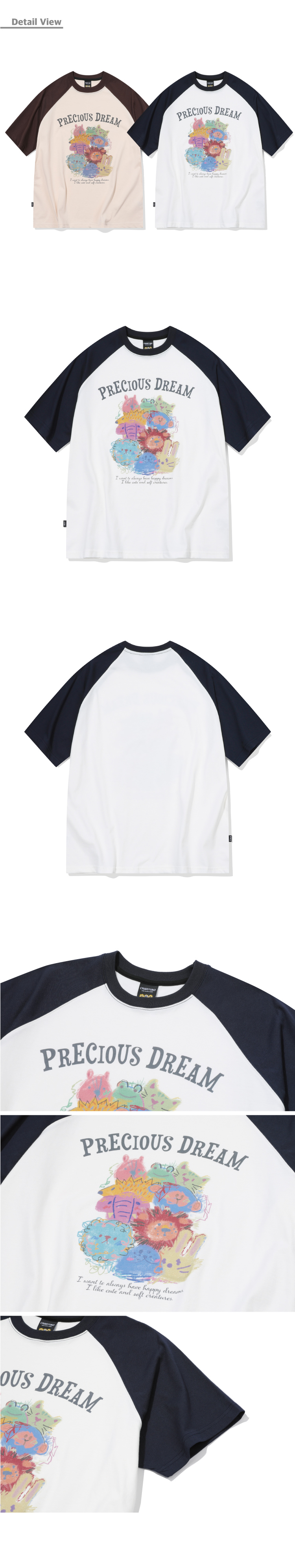 MUSINSA | CPGN STUDIO Precious Raglan Short Sleeve T-Shirt Navy