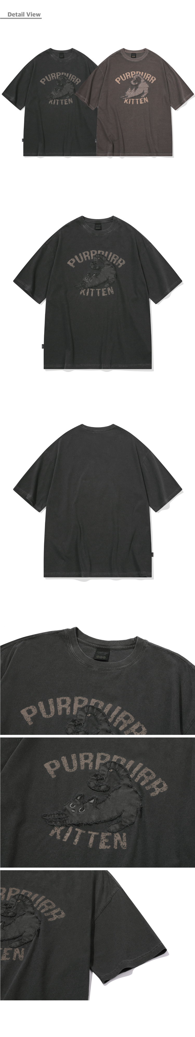 CPGN STUDIOのKitten Patch Pigment Short Sleeve T-Shirt 全2色 MUSINSA公式 | CPGN STUDIO Kitten Patch Pigment Short Sleeve