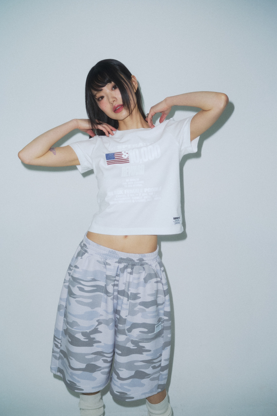 MUSINSA | SEW-B Camo Bermuda Boldy Pants_2 Color