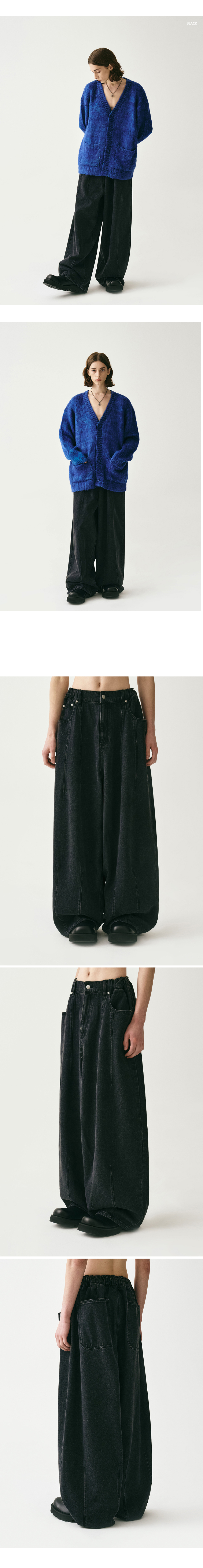 【SATIIIZ】Racket Dart Over Wide Denim Pants MUSINSA | AVANDRESS Super Wide Dart Denim Pants BLUE