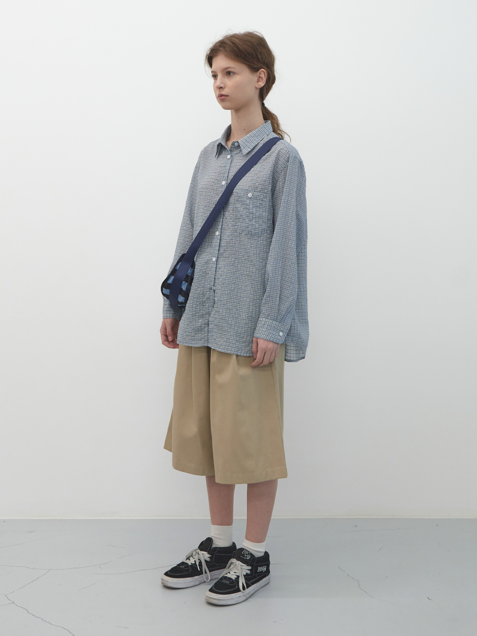 【ENZO BLUES】Cotton Banding Half Pants ショートパンツ MUSINSA公式 | ENZO BLUES Cotton Banding Half Pants (Beige)