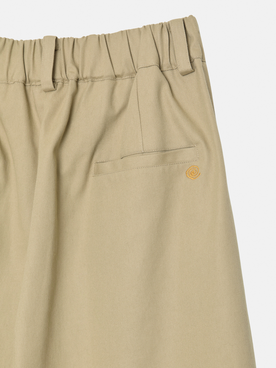 MUSINSA公式 | ENZO BLUES Cotton Banding Half Pants (Beige)