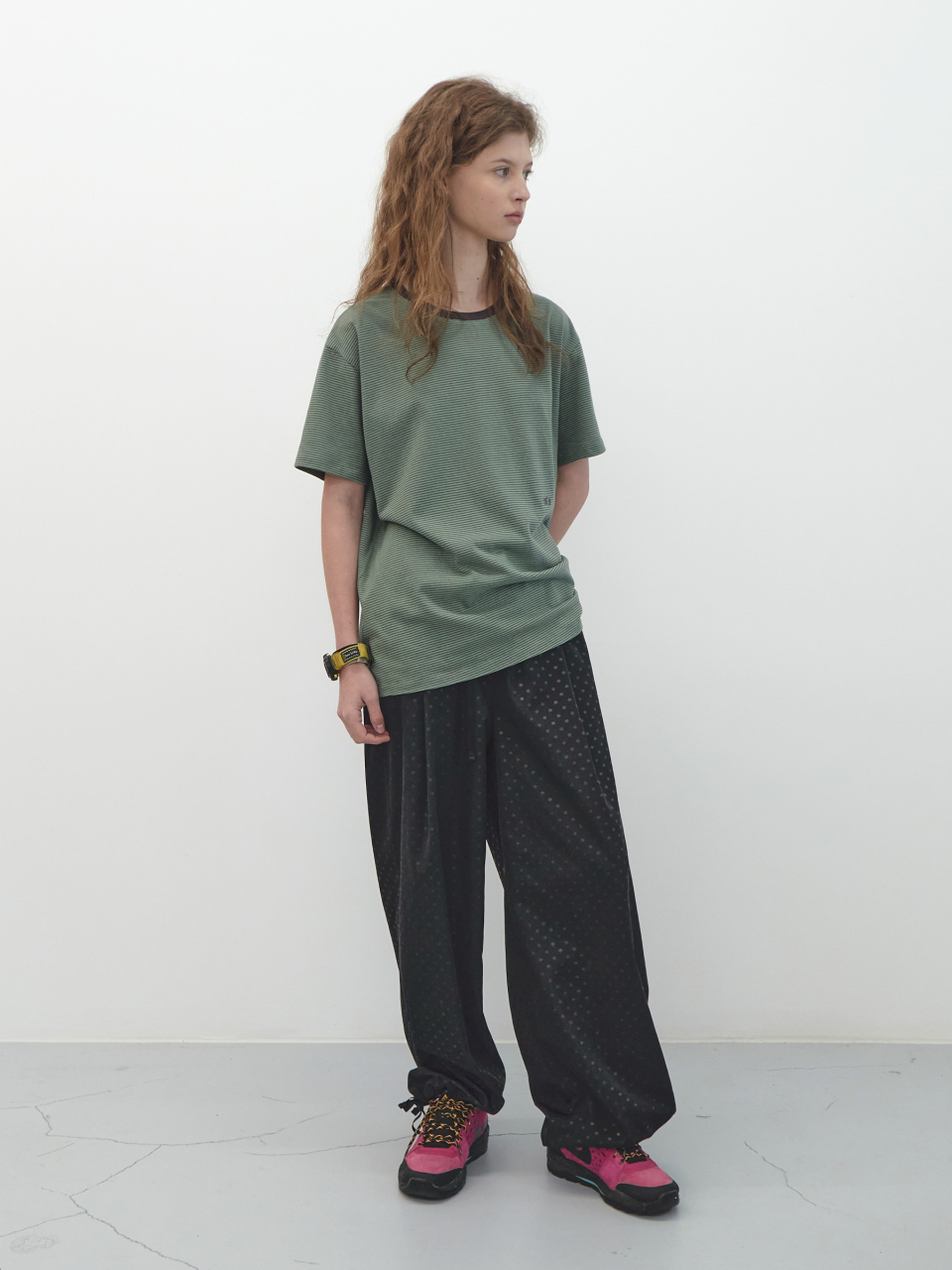 ENZO BLUES ■ Dot Two Way Banding Pants MUSINSA | ENZO BLUES Dot Two Way Banding Pants (Black)