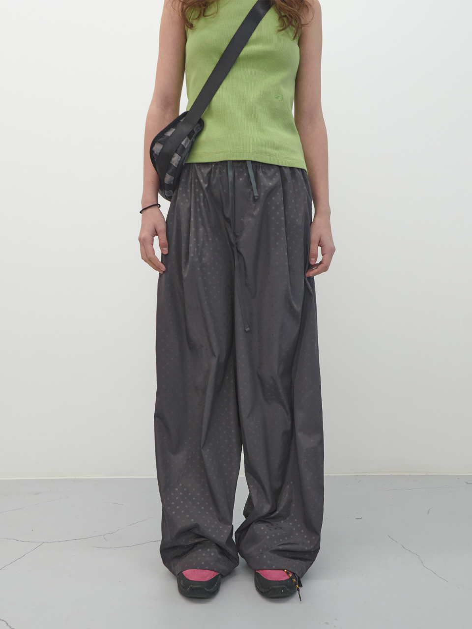 【ENZO BLUES】Dot Two-Way Banding Pants パンツ MUSINSA | ENZO BLUES Dot Two Way Banding Pants (Black)