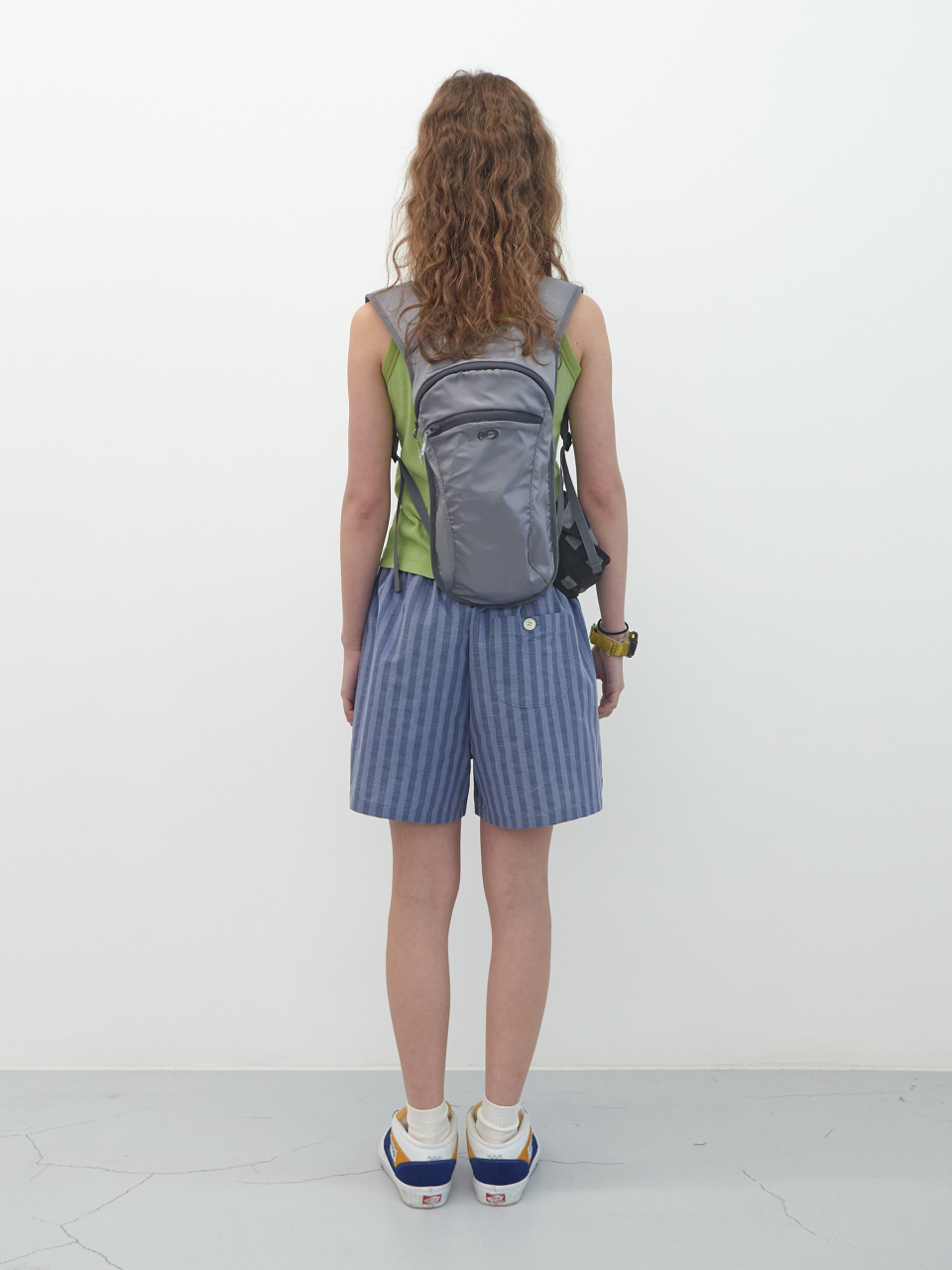 ENZO BLUES ♥ Striped Cross Bag/ 追跡付 MUSINSA | ENZO BLUES Striped Crossbody Bag (Black)