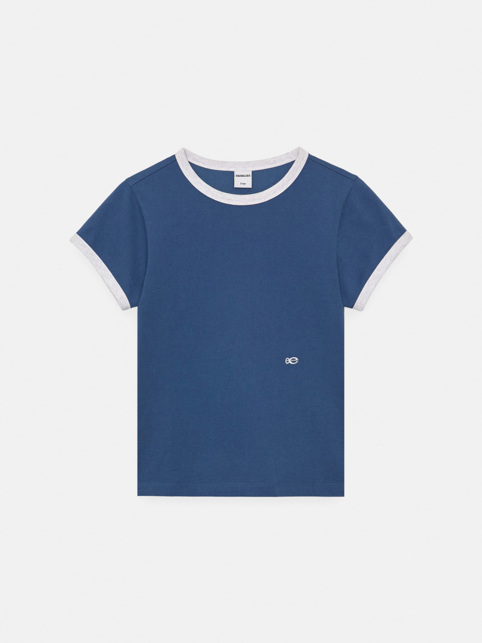 【ENZO BLUES】Double Logo Ringer T-Shirt リンガー Tシャツ MUSINSA | ENZO BLUES Double Logo Ringer T-Shirt (White)