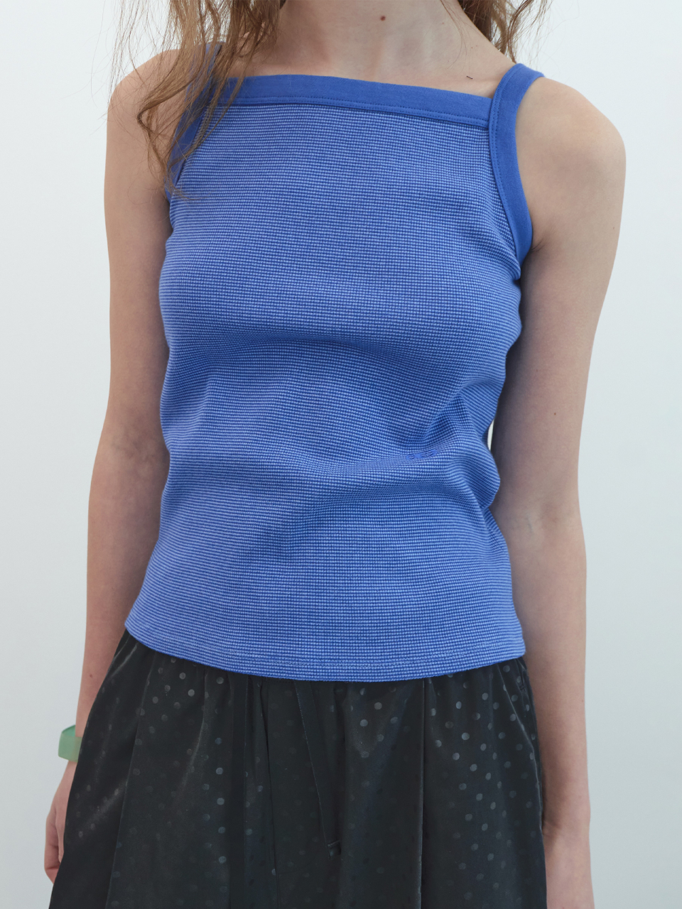 [ENZO BLUES] ペンシル ストライプ スリーブレス MUSINSA公式 | ENZO BLUES Pencil Stripe Sleeveless (Blue)