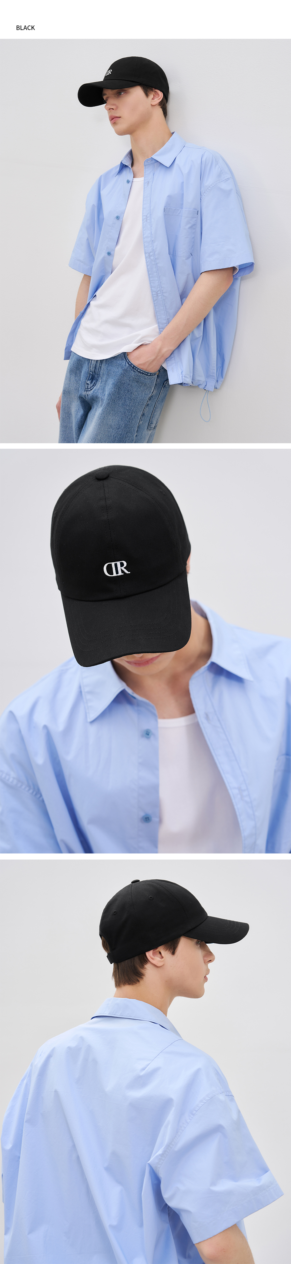 キャップ [DRAW FIT] WIDE FIT ESSENTIAL BALL-CAP MUSINSA | DRAW FIT Wide Fit Essential Ball Cap [BLACK]