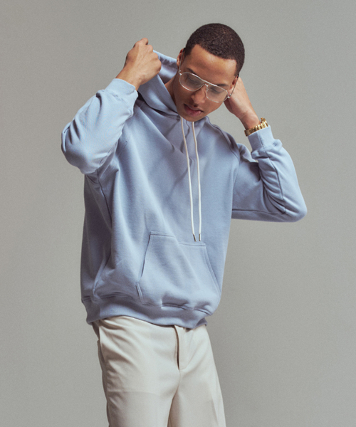[UN] Basic hoodie Sky blue