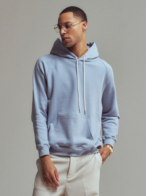 [UN] Basic hoodie Sky blue