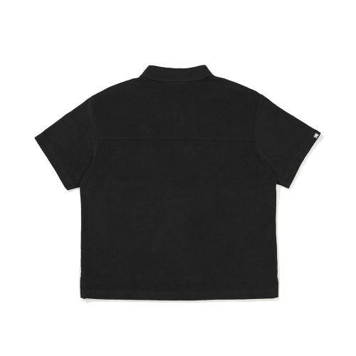 Футболка поло из махровой ткани BLACK