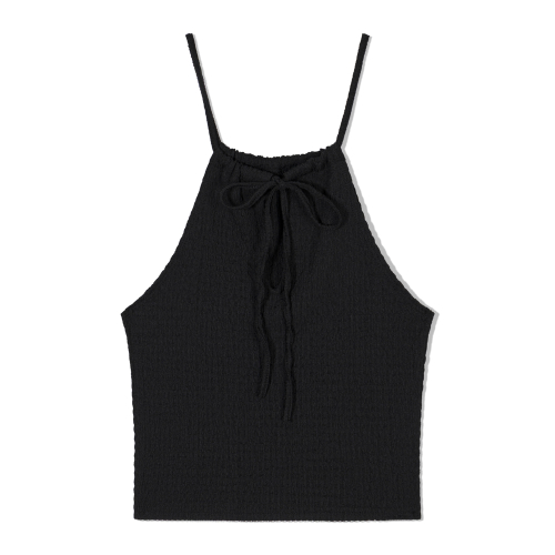 Tie Back Camisole (BLACK)