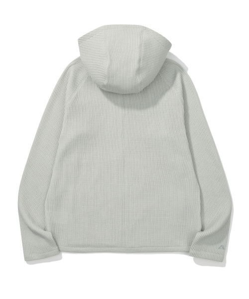 W GRANITE Polartec Powerdry сетчатый зип MISTY GREY