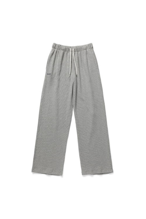 Вафельные спортивные штаны_Grey