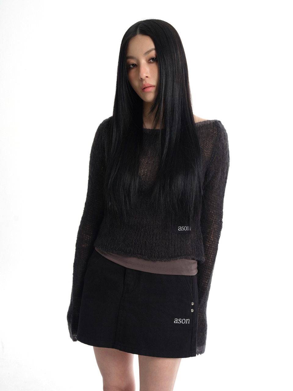 애즈온(ASON) POG SKIRT - 사이즈 & 후기 | 무신사
