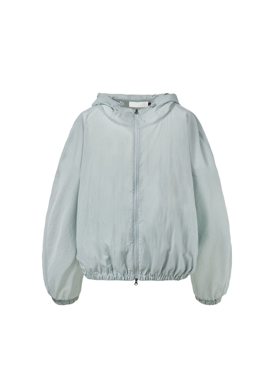 MUSINSA | AMOMENTO SHEER NYLON RAGLAN HOODED JUMPER (2COLORS)
